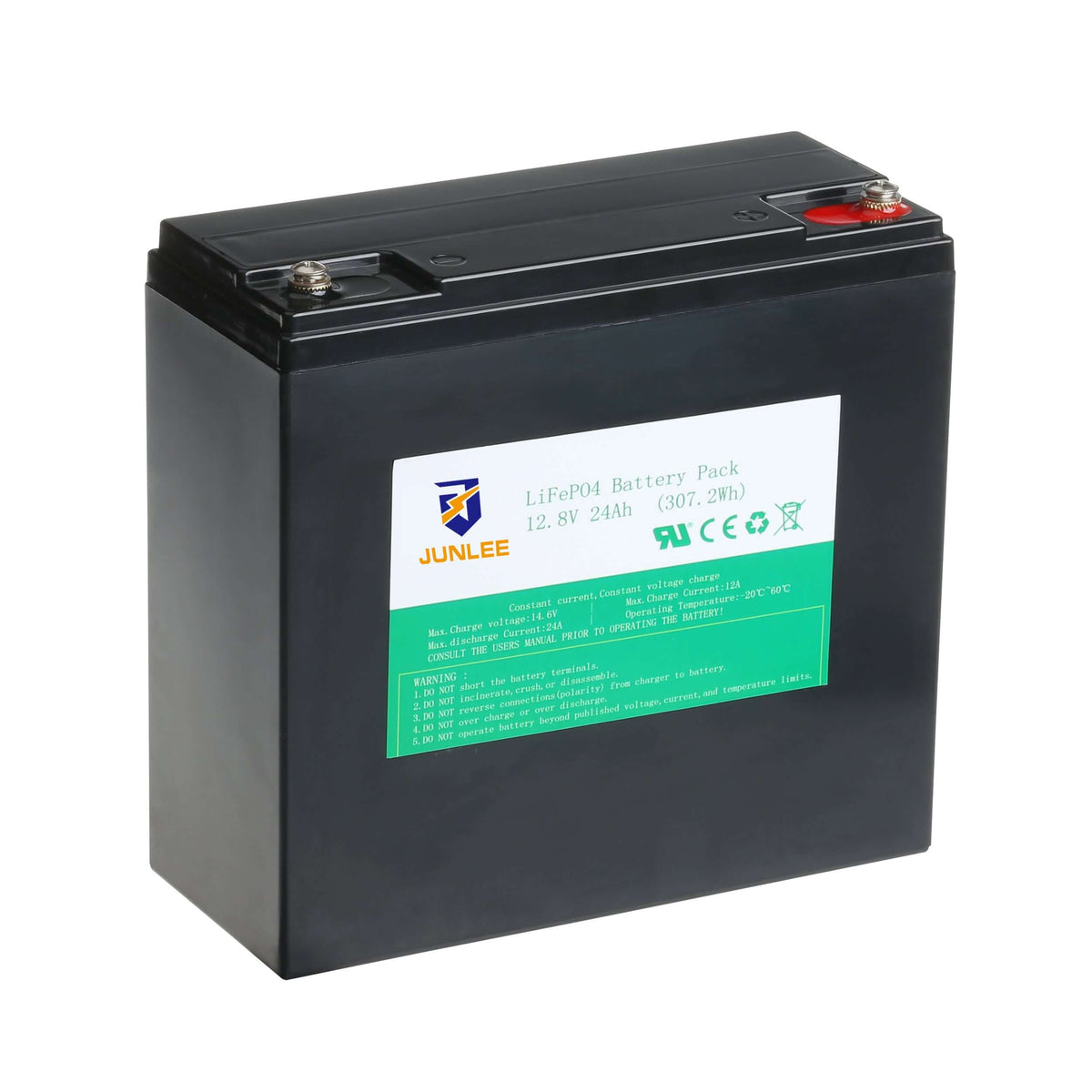 Lithium Iron Phosphate 12.8V 24Ah Deep Cycle LiFePO4 Battery